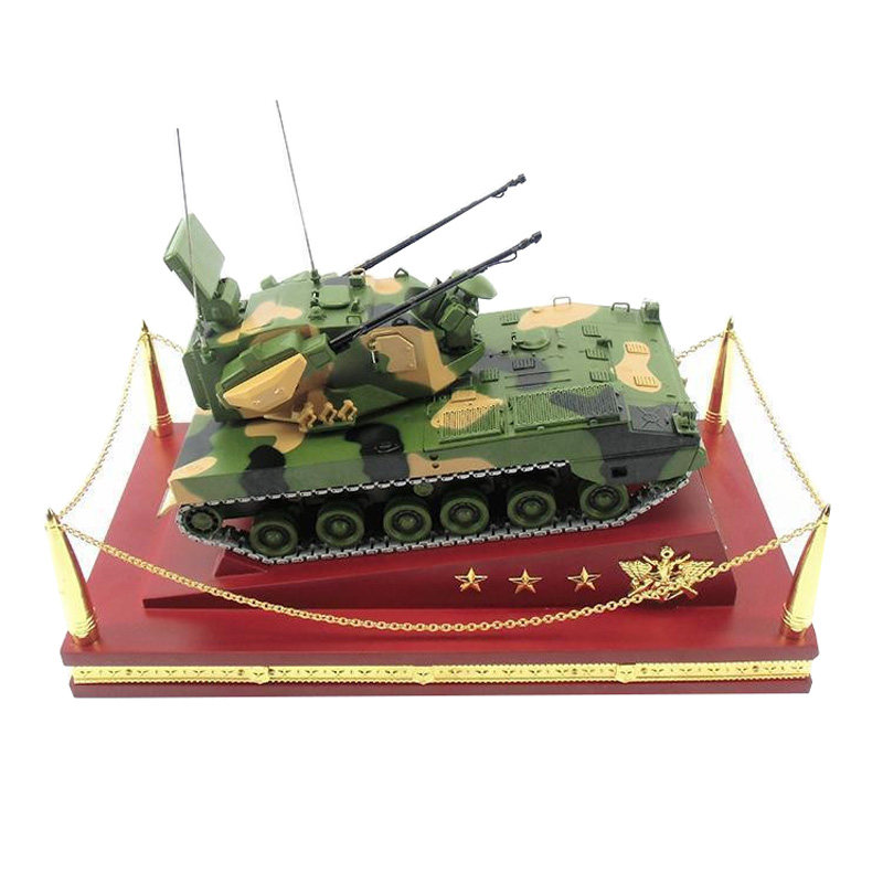 35mm自行高炮模型金属防空坦克