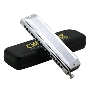 SUZUKI铃木日本原装进口16孔半音阶口琴专业演奏C调SCX-64 56 48