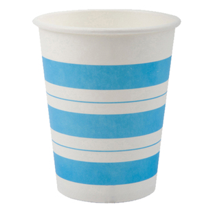 得力纸杯100只一次性杯250ml毫升2包装家用商用防渗漏加厚小号水杯9560 商务接待高档精致结婚咖啡杯彩色茶叶