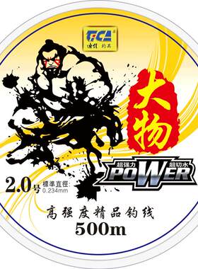 迪佳大物500米鱼线抛竿路亚矶钓