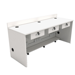 中介办公桌房地产吧台柜商用店铺简约现代旅行社服务台前台接待台