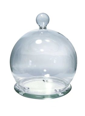 永生花玻璃罩圆形水晶球形防尘罩