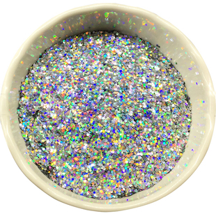 镭射银粉金葱粉渐变金片七彩亮片银片硅藻泥美甲闪光粉真石漆亮片