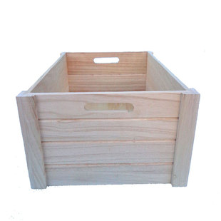 家用长方形实木收纳箱玩具杂品收纳整理盒储物木盒子木箱支持定制