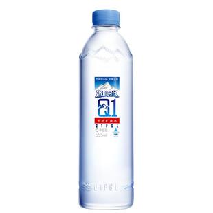 蓝剑•冰川时代Q1天然矿泉水弱碱性瓶装水555ml*24瓶/箱