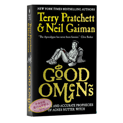 预售 好兆头 书 原著小说 英文原版 good omens 尼尔盖曼 Neil Gaiman Terry Pratchett著 卷福Michael Sheen 美剧【中商原版】