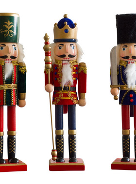 欧式风胡桃夹子士兵生日家具摆件