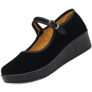 老北京布鞋女式步锦轩正牌女士女鞋春秋新款女款官方正品久站不累