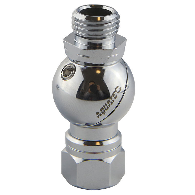 Aquatec 潜水二级头360度旋转接头 呼吸调节器备用二级头转换配件