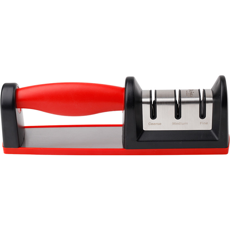 德国plazotta 三段式磨刀器粗磨细磨精密磨刀棒磨刃器厨房小工具