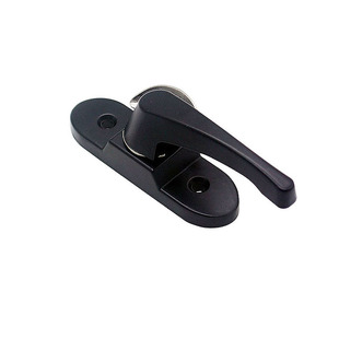 托普登铝合金儿童窗锁户月牙锁推拉防盗窗锁扣老式门窗配件铝合金