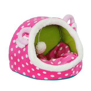 猫窝四季通用封闭式可拆洗猫咪猫屋别墅易清理宠物用品夏季凉窝