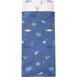 纯棉初中生午休睡袋小学生午睡午托室内大人成人中儿童大童防踢被