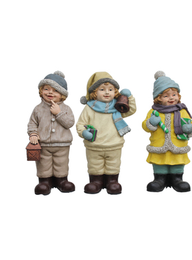 工艺欧式风庭院园林摆件人物雕塑