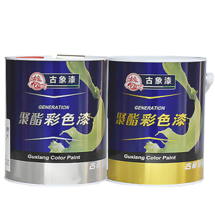 古象聚酯油性金属漆 彩色栏杆铁门窗翻新漆马路划线漆塑胶漆耐磨