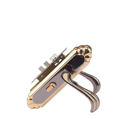 简约静音家用实心三件套房门锁