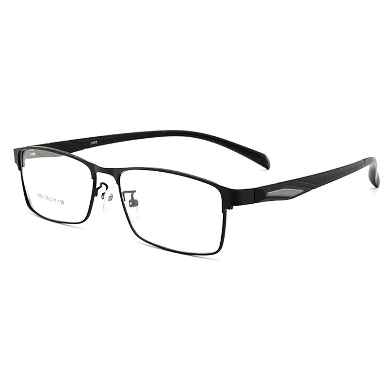 近视眼镜男 超轻纯钛半框眼镜架男 半框防辐射眼镜框 光学配镜