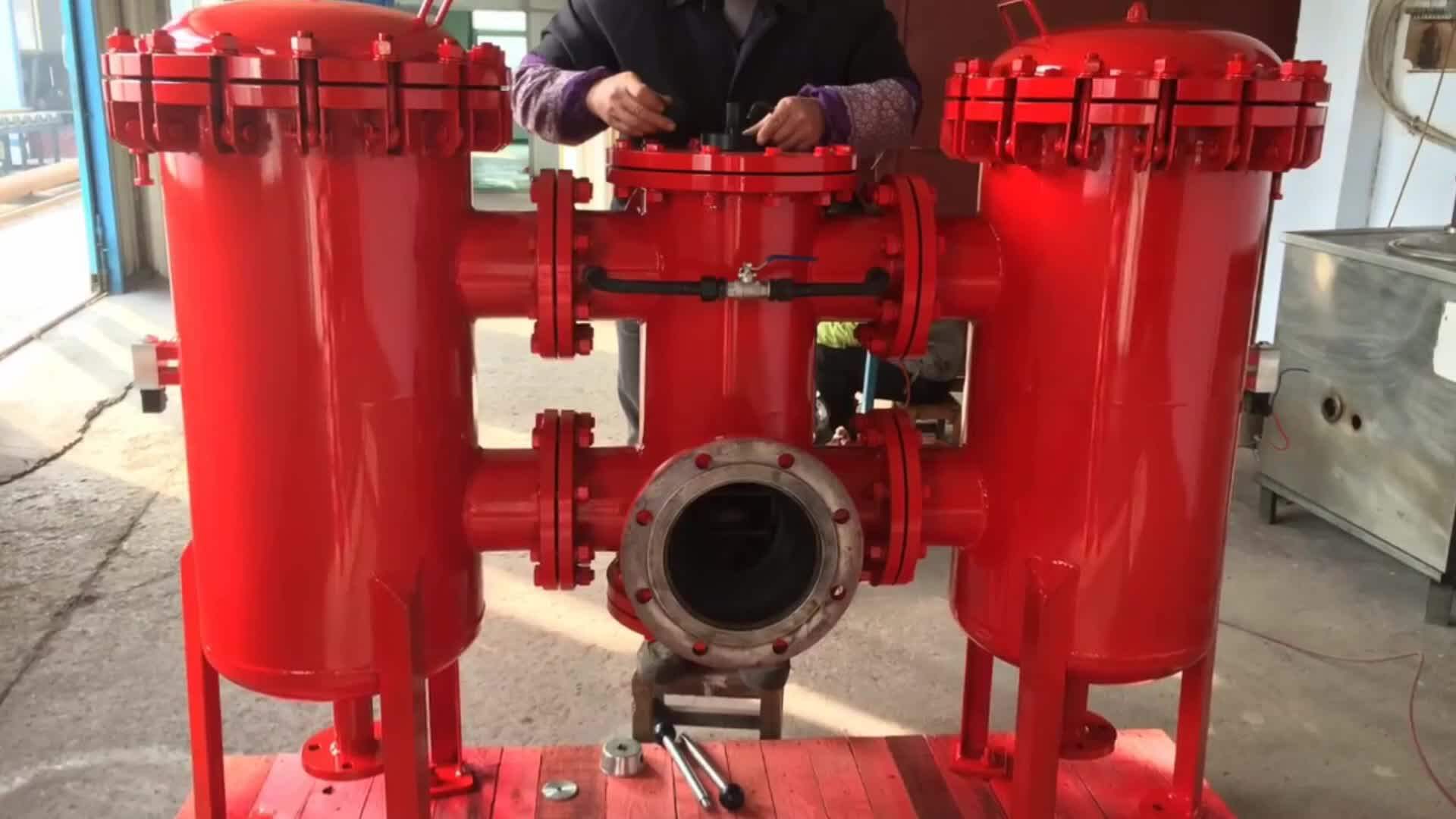 Heavy Machinery Large Flow Duplex Filter/hydraulic Oil Return Line