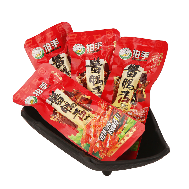 温州特产大条拍手生鸭舌散装酱鸭舌