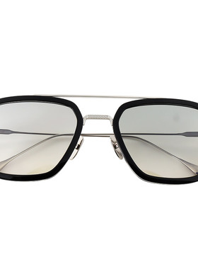 墨镜复古风方形太阳眼镜唐尼同款