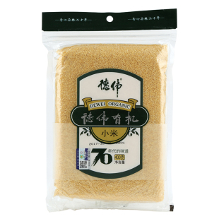 2025年新德伟有机小米 月子米 粗粮营养早餐煮粥400g真空包装