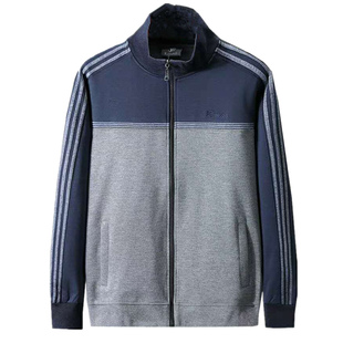 男士运动套装两件套春秋长袖大码中老年运动服男女款休闲服爸爸装