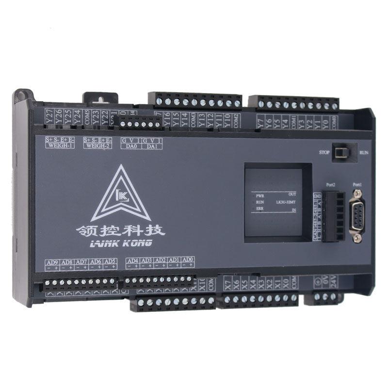 领控PLC工控板LK3U-14 20 24 32 48 64MR MT国产三凌菱FX3U控制器