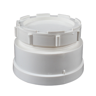 PVC清扫口 110排水管道堵头帽 外插检查口50下水管配件75 160 200