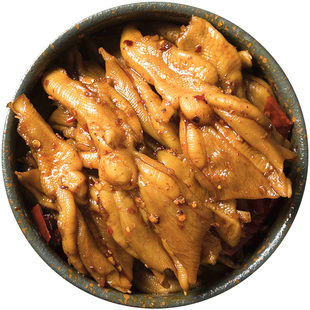 【冷帮主】冷吃无骨鸭掌即食香辣去骨鸭爪卤味零食休闲小吃120g