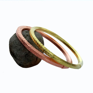 纯手工纯黄铜紫铜手镯男士霸气镯子满雕花男式龙头手圈包邮