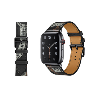适用apple watch9表带iwatch8苹果手表带S7软真皮潮iwatch6//4/3代女男49/45mm7代series潮新运动透气41mm44