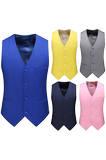 主推镂空礼服酒店大码西服马甲修身17个纯色外贸跨境711p45，男装西服，星座1616