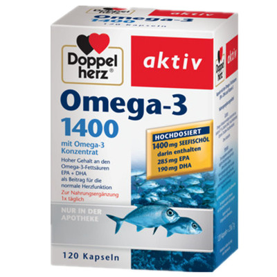 DoppelHerz德国超值包装深海鱼油