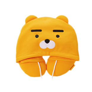 韩国Kakao卡靠可爱卡考卡通ryan连帽颈枕U型枕旅行办公室午睡枕