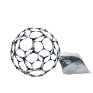 化学科技小制作 儿童科学实验科普材料包 diy碳分子C60足球模型