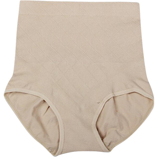 纯色收复内裤女产后高腰紧身收腹提臀薄款塑身大码收腰束身胖mm