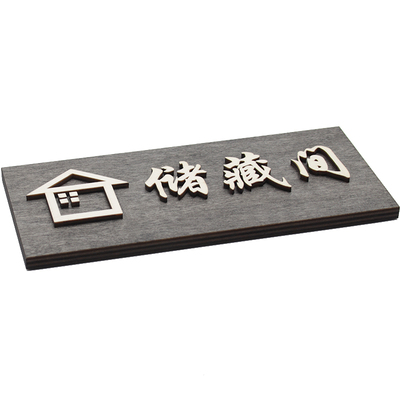 库房储藏室车间木质复古定制门牌