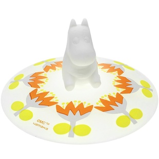 姆明Moomin官方 卡通马克杯盖通用水杯盖硅胶杯盖配件圆形杯子盖