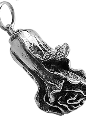 纯银大白菜寓意好人节日礼物吊坠