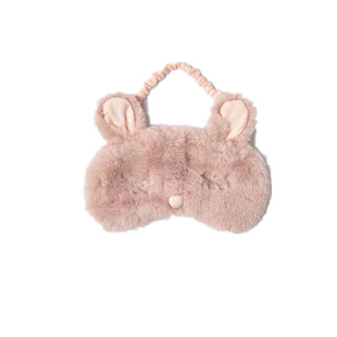 逆天萌!少女心毛绒卡通居家遮光眼罩 飞行睡眠家居日用西班牙O