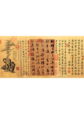 高清微喷纯棉油画布橙湖精品定制