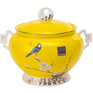 谢锦华喜上眉梢国礼瓷锦上添花德化瓷高档礼瓷茶叶盒陶瓷茶叶罐