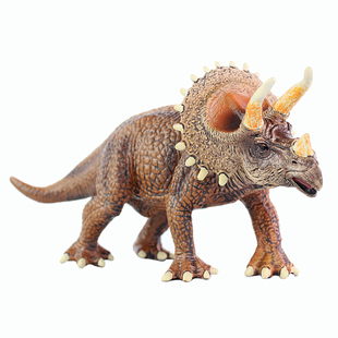侏罗纪仿真三角龙恐龙玩具角龙科五角龙戟龙动物模型男孩礼物摆件
