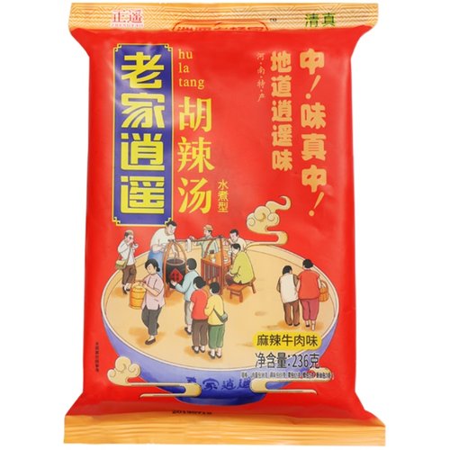 胡辣汤逍遥镇老杨家正宗河南特产方便速食汤料牛肉味早餐236g袋装