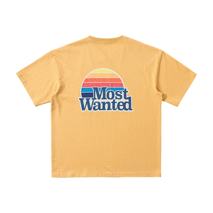 MostwantedLab MWTD 潮牌四周年限定百搭 彩虹短袖百搭男女宽松潮