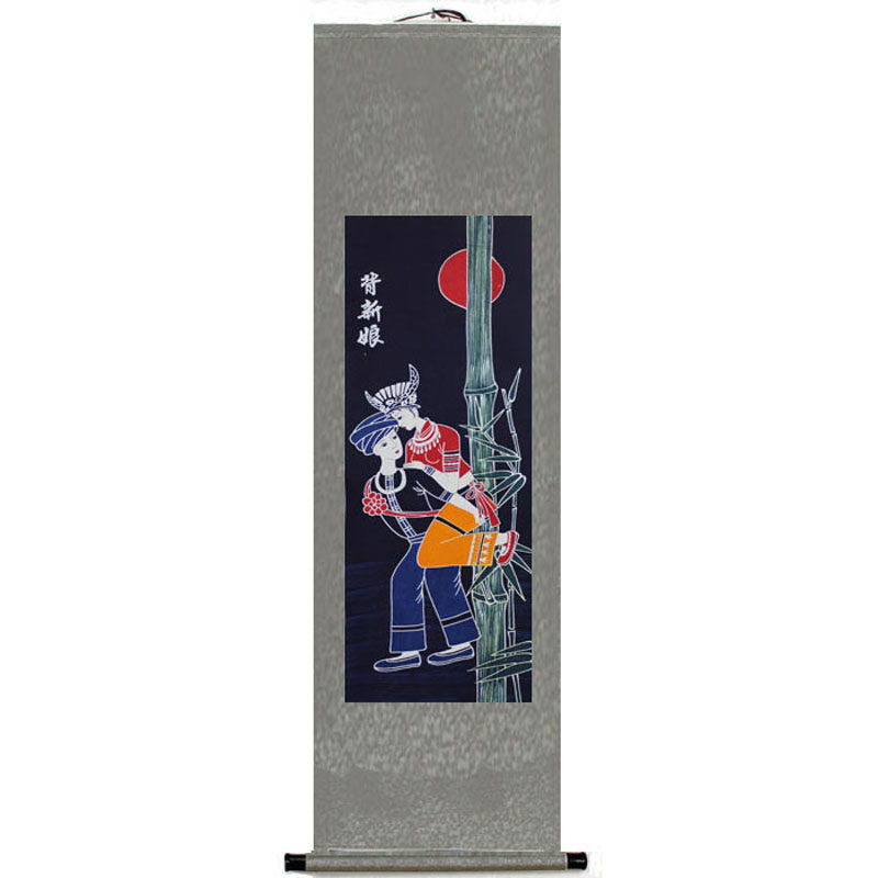 贵州苗族工艺品蜡染手工制作蜡画