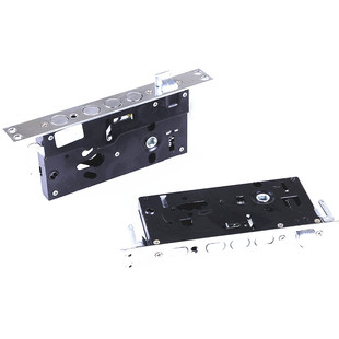 不锈钢防盗门锁 大门锁配件天地锁方头锁圆头上提反锁通用型锁体