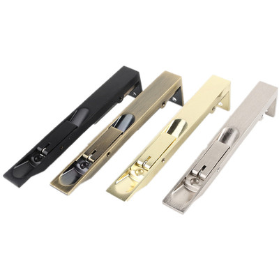 亮金色暗插销黄古铜双开门插销