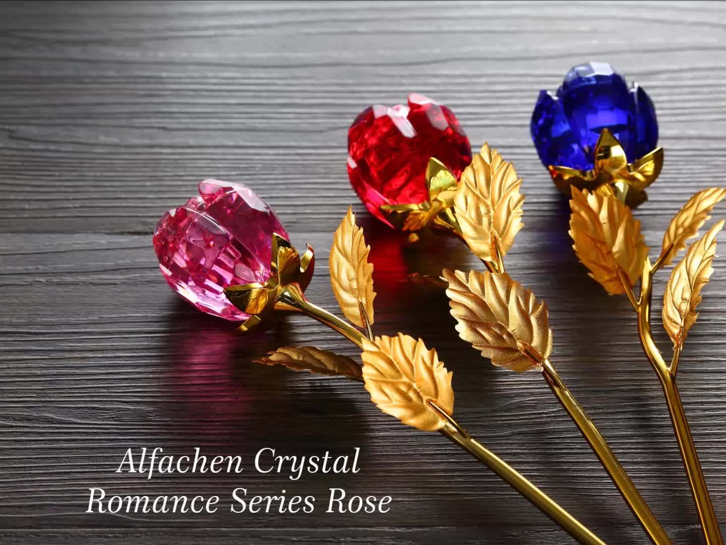 Our Wedding Favors Romantic Flower Gift 24k Gold Leaves Lovely Pink