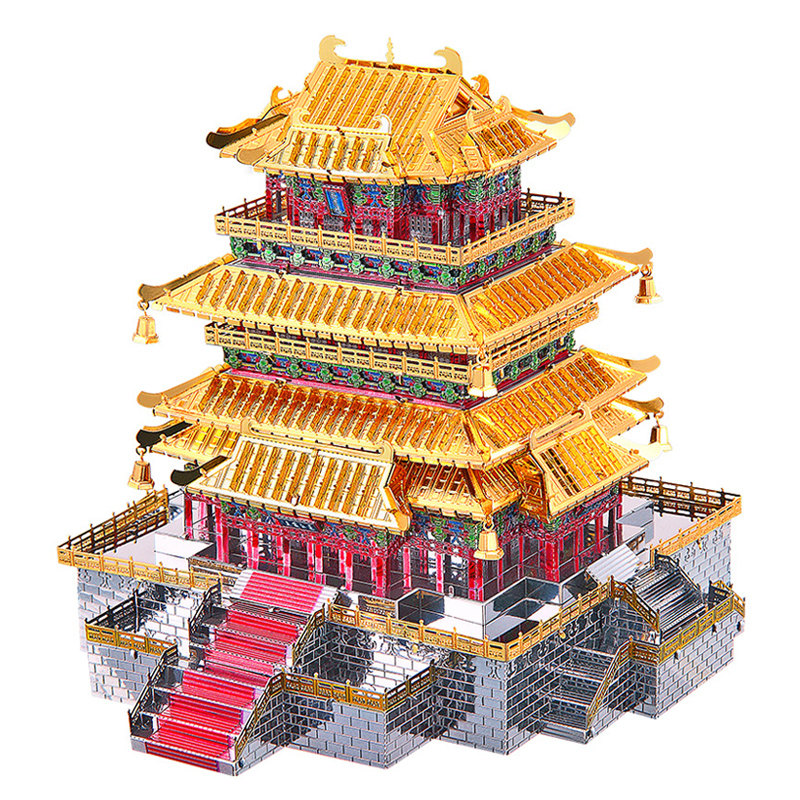 艺模擎天柱拼装模型拼图变形金刚